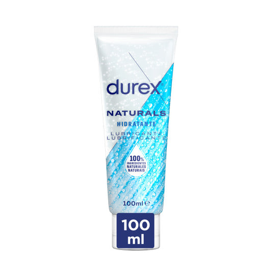 Lubrificante hidratante Durex Naturals, 100% naturais, 100 ml