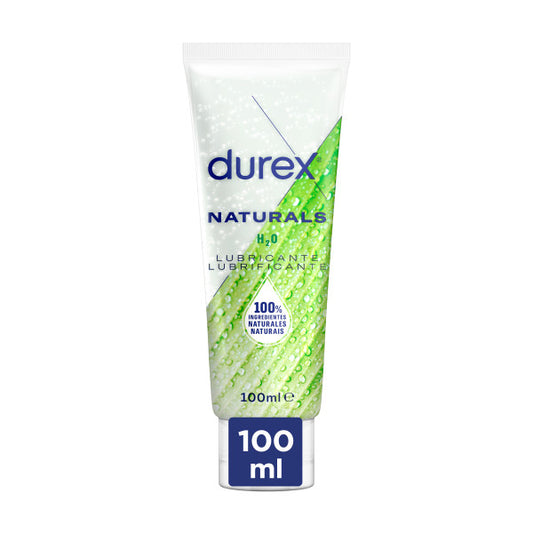 Lubrificante Durex Naturals H2O, com ingredientes 100% naturais, 100 ml