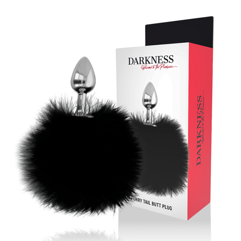 DARKNESS - PLUG ANAL EXTRA COM CAUDA PRETA