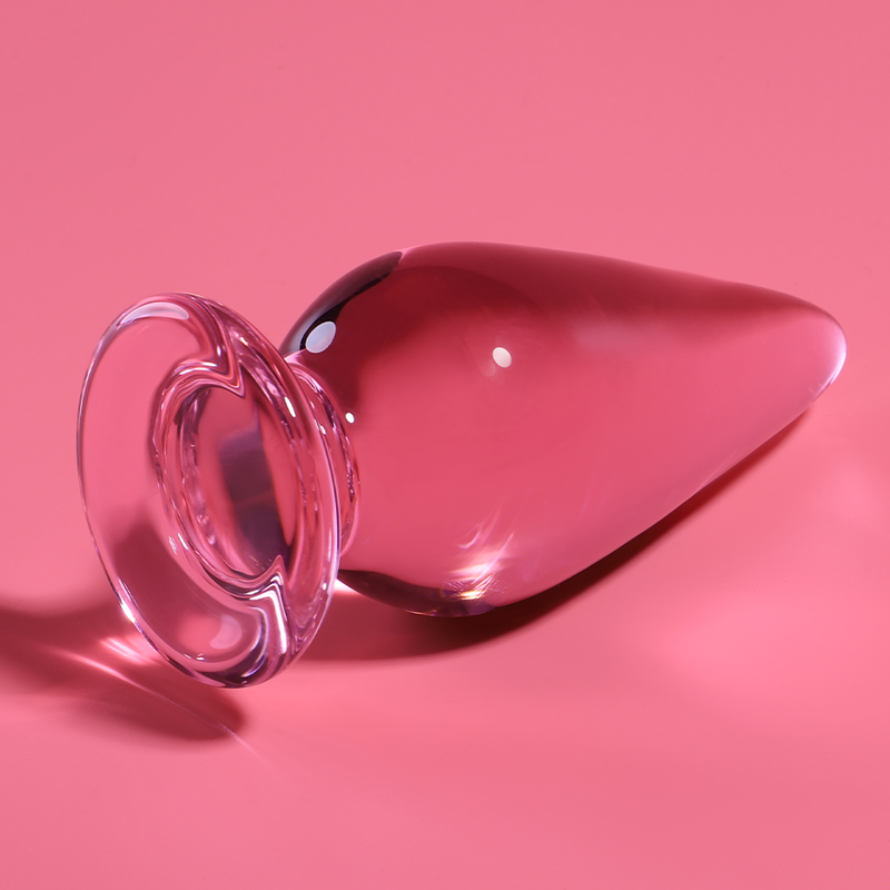NEBULA SERIES BY IBIZA - MODELO 4 ANAL PLUG VIDRO BOROSILICADO ROSA