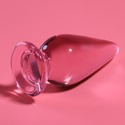 NEBULA SERIES BY IBIZA - MODELO 4 ANAL PLUG VIDRO BOROSILICADO ROSA