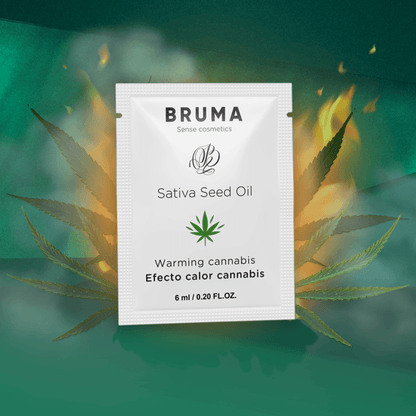 BRUMA - SATIVA SEED OIL SLIDING GEL AQUECEDOR SABOR CANNABIS