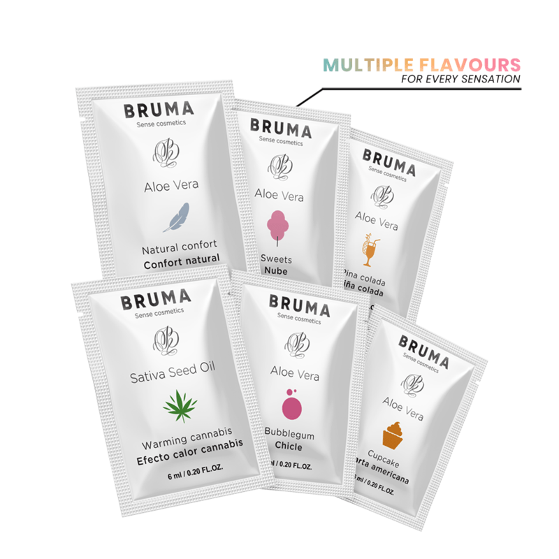 BRUMA - SATIVA SEED OIL SLIDING GEL AQUECEDOR SABOR CANNABIS