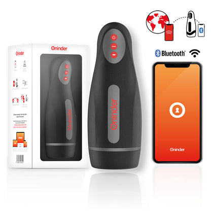 Oninder Seul — Masturbador Masculino Smart Recarregável (10 Velocidades + App)