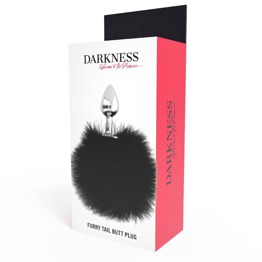 DARKNESS - PLUG ANAL EXTRA COM CAUDA PRETA