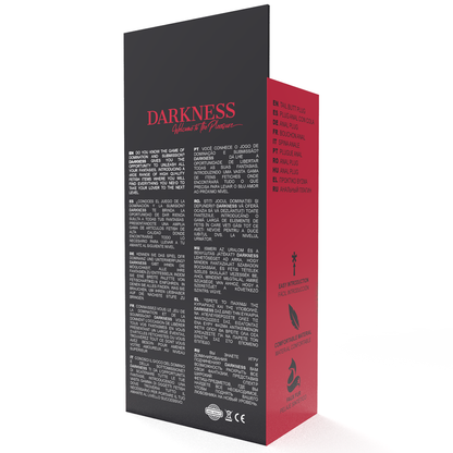 DARKNESS - PLUG ANAL EXTRA COM CAUDA PRETA