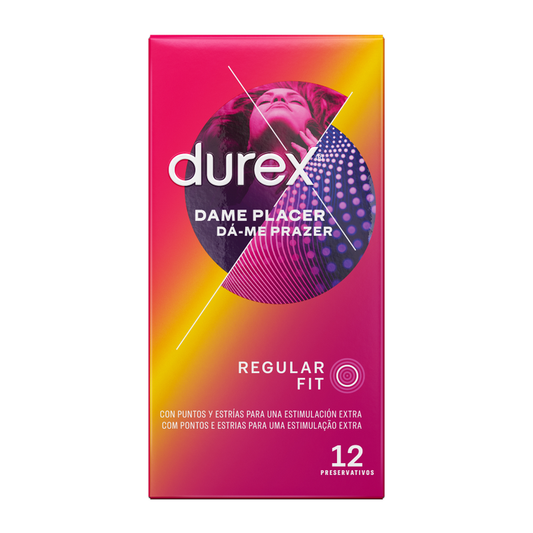DUREX PRESERVATIVO DAME PLACER 12 UNIDADE