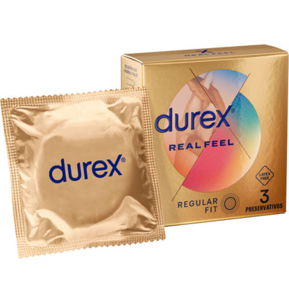 DUREX PRESERVATIVOS REAL FEEL 3 UNIDADES