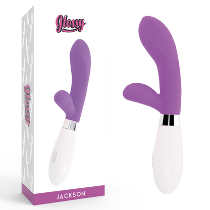 VIBRADOR GLOSSY JACKSON COELHO ROXO