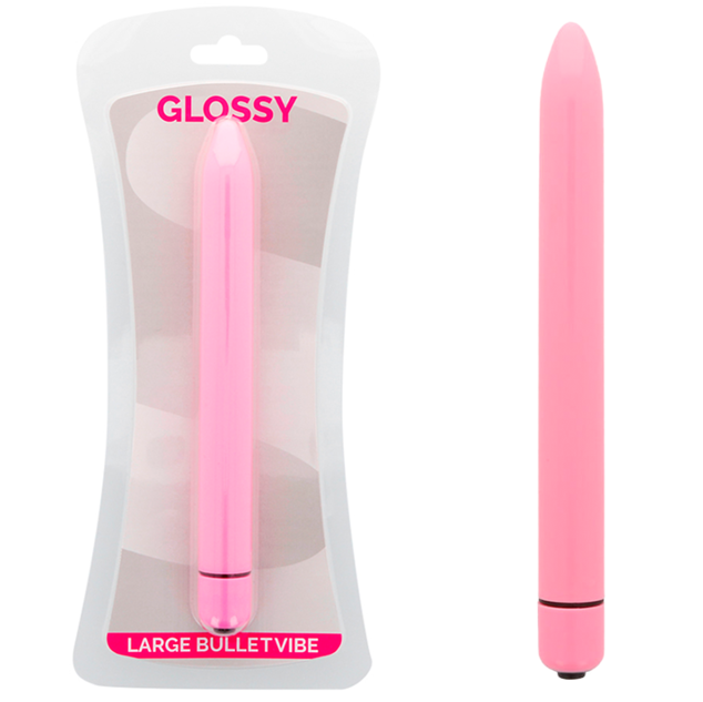 VIBRADOR GLOSSY SLIM ROSA