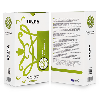 BRUMA MELANCIA - LUBRIFICANTE ÍNTIMO VIBRANTE COM EFEITO SENSAÇÃO 15ML