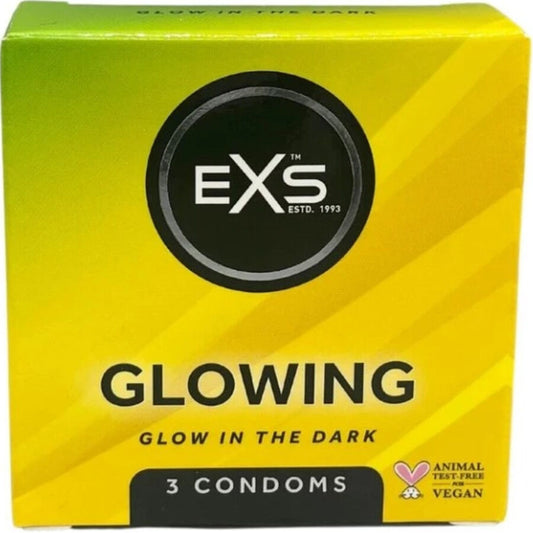 PRESERVATIVOS FLUORESCENTES GLOW IN THE DARK