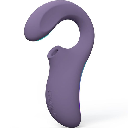 LELO ENIGMA DUPLO VIBRADOR SÔNICO PONTO G E CLITÓRIS CYBER ROXO